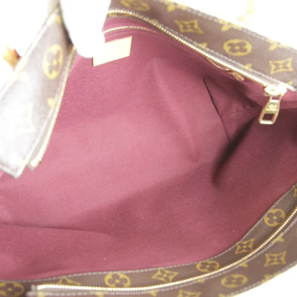 LOUIS VUITTON Brown Monogram Canvas Tote Bag - Picture 6 of 10